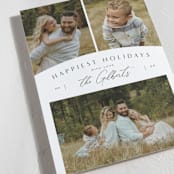 "Modern Trio" - Holiday Cards in Pine by Michelle Taylor - Detail