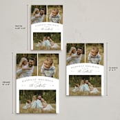 "Modern Trio" - Holiday Cards in Pine by Michelle Taylor - Formats Available