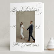 "Ethereal" - Holiday Cards in Fir by Alston Foster - Folded Card
