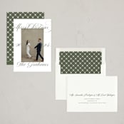 "Ethereal" - Holiday Cards in Fir by Alston Foster - Assembled
