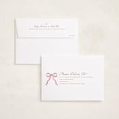 "Wildflower Holiday ribbon" - Holiday Cards in Latte by Jackie Crawford - FREE Recipient Addressing