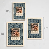 "Adeline" - Holiday Cards in Saphire by Vivian Yiwing - Formats Available