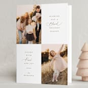 "Fields" - Holiday Cards in Gingerbread by Kristie Kern - Folded Card