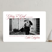 "The Highest" - Holiday Cards in Ruby by Alston Foster - Front