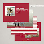 "The Highest" - Holiday Cards in Ruby by Alston Foster - Back of Card Options