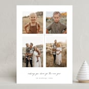 "Gratitude" - Holiday Cards in Snow by Pippa Shaw - Front