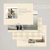 "cover" - Holiday Cards in Vanilla by Creo Study - Back of Card Options