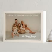 "cover" - Holiday Cards in Vanilla by Creo Study - Folded Card
