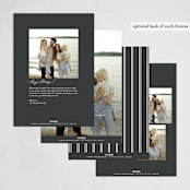 "Typed up" - Holiday Cards in Ink by Stacey Meacham - Back of Card Options