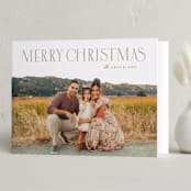 "Monterey" - Holiday Cards in Nutmeg by Kristie Kern - Folded Card