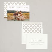 "Monterey" - Holiday Cards in Nutmeg by Kristie Kern - Assembled