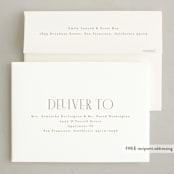 "Monterey" - Holiday Cards in Nutmeg by Kristie Kern - FREE Recipient Addressing