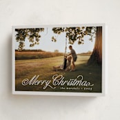 "Noelle" - Holiday Cards in Marshmallow by Pati Cascino - Folded Card