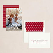 "Joyful Tidings" - Holiday Cards in Snowfall by Susan Asbill - Assembled