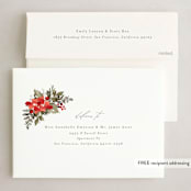 "Rejoice in Blessings" - Holiday Cards in Ruby by Chris Griffith - FREE Recipient Addressing