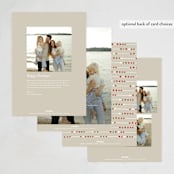 "This is Christmas" - Holiday Cards in Frost by Heather Schertzer - Back of Card Options