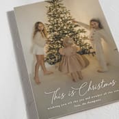 "This is Christmas" - Holiday Cards in Frost by Heather Schertzer - Detail