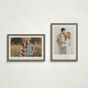 "Ribbon Frame" - Holiday Cards in Holly Sprig by Carolyn MacLaren - Photo Orientation Options