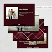 "- Wonders of his love -" - Holiday Cards in Snow by Hudson meet Rose - Back of Card Options