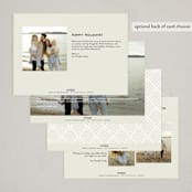 "koulgf" - Holiday Cards in Frost by chocomocacino - Back of Card Options