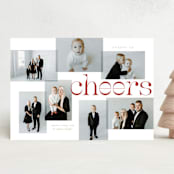 "Peace" - Holiday Cards in Mulled Wine by Erin German - Front