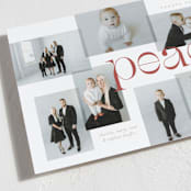 "Peace" - Holiday Cards in Mulled Wine by Erin German - Detail