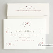"Peace" - Holiday Cards in Mulled Wine by Erin German - FREE Recipient Addressing