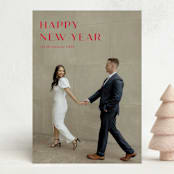 "1a" - Holiday Cards in Cardinal by Melanie Kosuge - Front