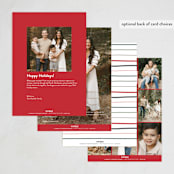 "Merry Christmas to All Lettering" - Holiday Cards in Festive by Erin German - Back of Card Options