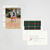 "Merry Christmas to All Lettering" - Holiday Cards in Festive by Erin German - Assembled