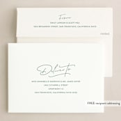"Shout" - Holiday Cards in Snow by Lauren Chism - FREE Recipient Addressing