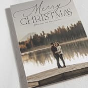"Soft Mix" - Holiday Cards in Coal by Everett Paper Goods - Detail