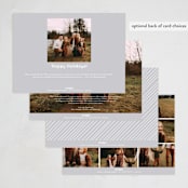 "Scripty Merry Christmas" - Holiday Cards in Silver Bells by Kristen Magee - Back of Card Options