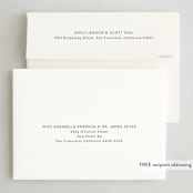 "Scripty Merry Christmas" - Holiday Cards in Silver Bells by Kristen Magee - FREE Recipient Addressing
