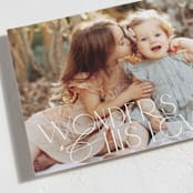 "Love and Wonder" - Holiday Cards in Snowflake by Jessica Williams - Detail