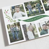 "Let there be peace" - Holiday Cards in Balsam Fir by Corinne Malesic - Detail