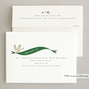 "Let there be peace" - Holiday Cards in Balsam Fir by Corinne Malesic - FREE Recipient Addressing