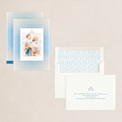 "Gradient Greetings" - Holiday Cards in Frost by Baumbirdy - Assembled