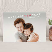 "Ticking Turn" - Holiday Cards in Snow by Amy Kross - Front