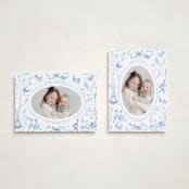 "12 Days of Christmas Toile" - Holiday Cards in Ice by Teju Reval - Photo Orientation Options