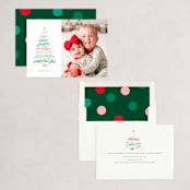 "Sentiment tree" - Holiday Cards in Evergreen by Creo Study - Assembled