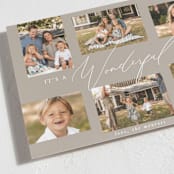 "Wonderful Mix" - Holiday Cards in Toffee by Lindsay Megahed - Detail