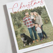 "Merry Minimalist" - Holiday Cards in Cherry by Kerry Doyle - Detail