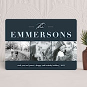 "large name" - Holiday Cards in Twilight by lena barakat - Front