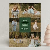 "post script" - Holiday Cards in Juniper by Jennifer Wick - Front