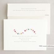 "- Merry & Bright -" - Holiday Cards in Gumdrop by Hudson meet Rose - FREE Recipient Addressing