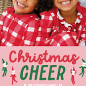 "Dancing Elves" - Holiday Cards in Gumdrop by Jessie Steury - Detail