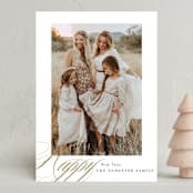 "Golden Joy" - Holiday Cards in Caramel by Brooke Chandler - Front