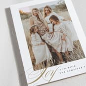 "Golden Joy" - Holiday Cards in Caramel by Brooke Chandler - Detail