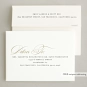 "Golden Joy" - Holiday Cards in Caramel by Brooke Chandler - FREE Recipient Addressing